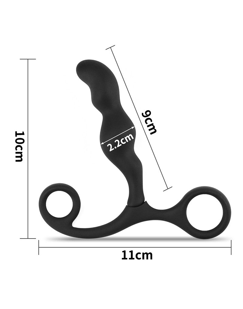 LoveToy - Ultimate P-spot Teaser - Prostaat Dildo - Zwart
