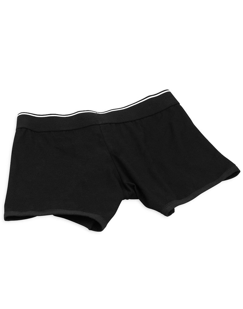 LoveToy - Unisex Strap-on Short - Zwart-Erotiekvoordeel.nl