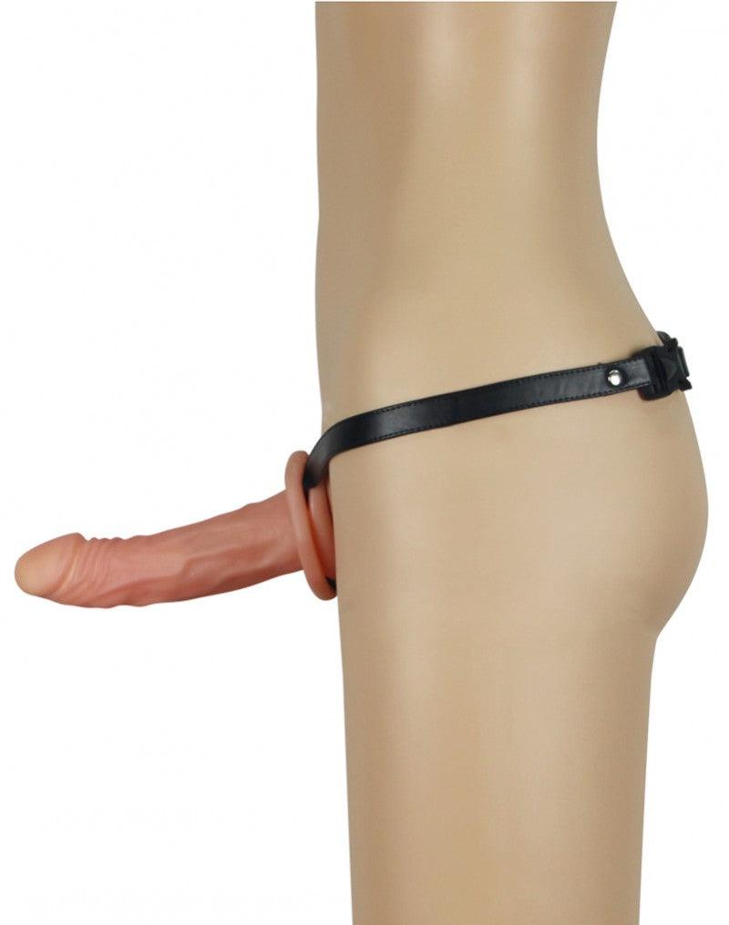 LoveToy - Unisex Strap-on Dildo Met Harnas - 16,5 cm