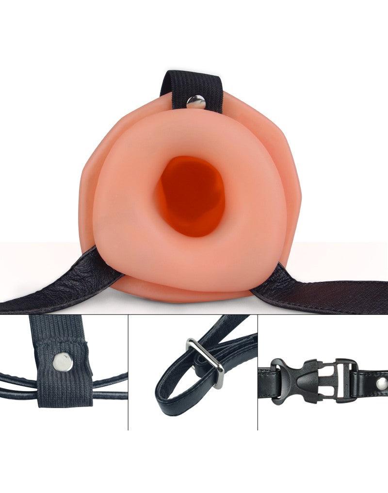LoveToy - Unisex Strap-on Dildo Met Harnas - 16,5 cm
