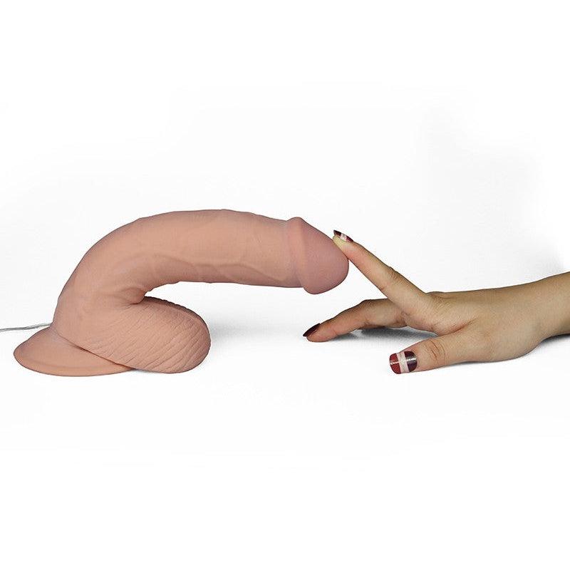 LoveToy - The Ultra Soft Dude - Vibrerende Dildo - Superzacht materiaal