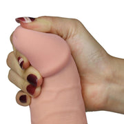 LoveToy - The Ultra Soft Dude - Vibrerende Dildo - Superzacht materiaal