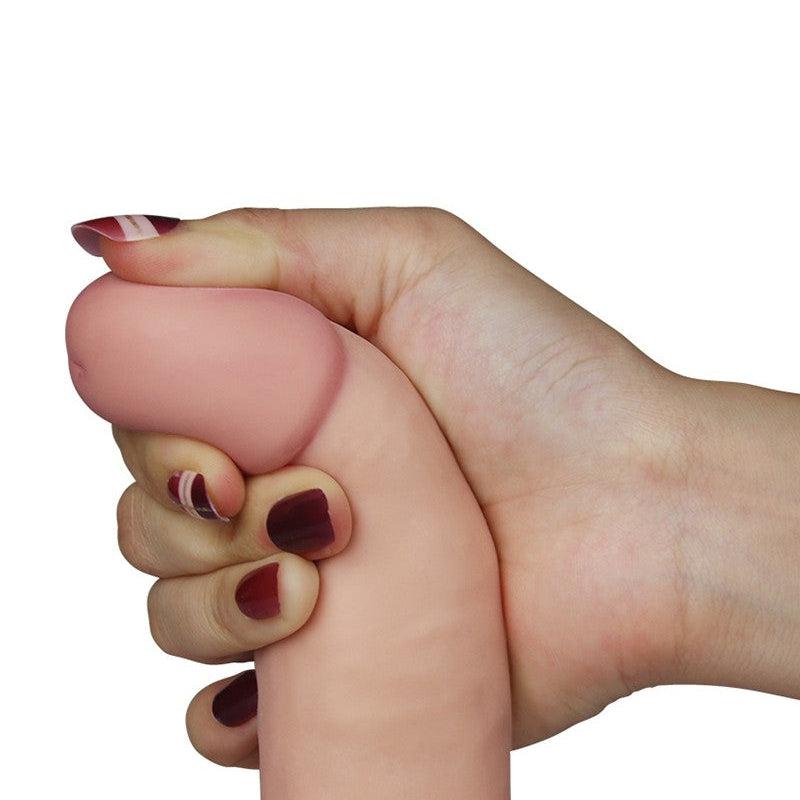 LoveToy - The Ultra Soft Dude - Vibrerende Dildo - Superzacht materiaal
