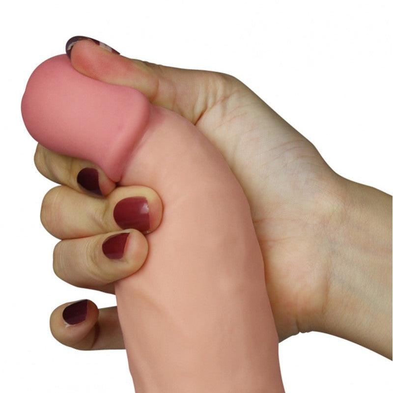 LoveToy - The Ultra Soft Dude - Vibrerende Dildo - Superzacht materiaal
