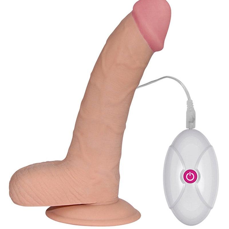 LoveToy - The Ultra Soft Dude - Vibrerende Dildo - Superzacht materiaal