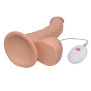 LoveToy - The Ultra Soft Dude - Vibrerende Dildo - Superzacht materiaal