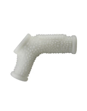 LoveToy - Vibrerende Rekbare Penis Sleeve - Drip Knights - Wit