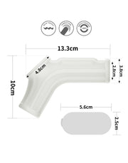 LoveToy - Vibrerende Rekbare Penis Sleeve - Ridge Knights - Wit