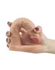 LoveToy - Ultrasoft Double - Voorbinddildo Voor Dubbele Penetratie 18 cm