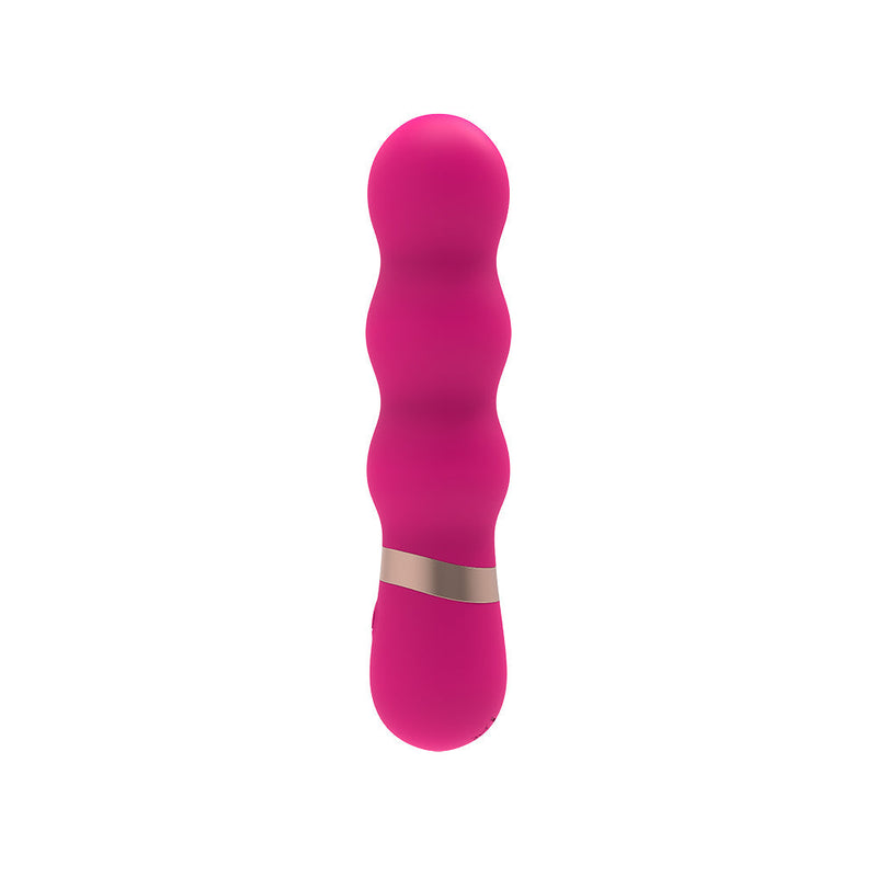 M- Mello - Ripple Vibe - Siliconen Mini Vibrator - 12 cm - Roze-Erotiekvoordeel.nl