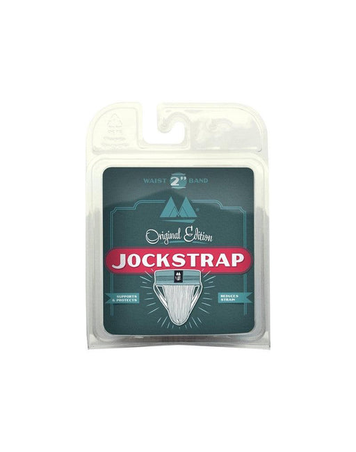 MM - Jockstrap - Heren String - Tailleband 2 inch - Zwart/Grijs-Erotiekvoordeel.nl