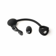 MOTOVibe - Buzz Lock - Rekbare Cockring en Ballenspreider met Vibrerende Buttplug