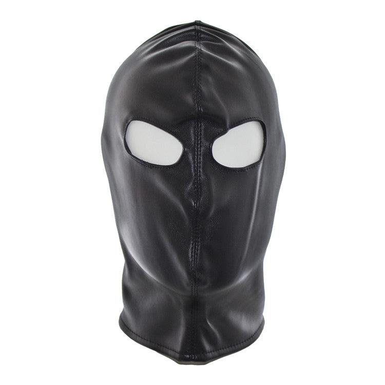 Masker Met ooggaten Van kunstleer - Zwart