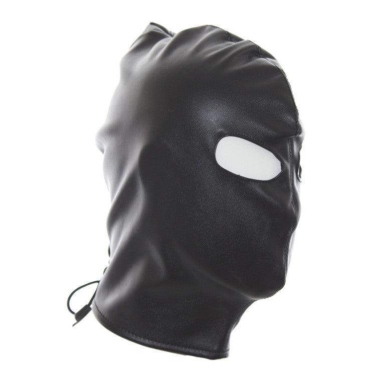 Masker Met ooggaten Van kunstleer - Zwart