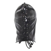 Masker Met ooggaten Van kunstleer - Zwart