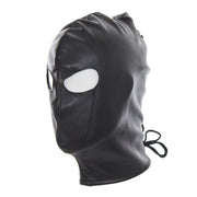Masker Met ooggaten Van kunstleer - Zwart