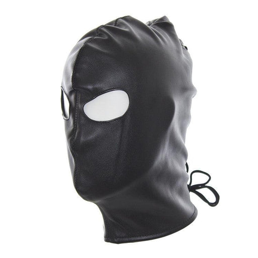 Masker Met ooggaten Van kunstleer - Zwart