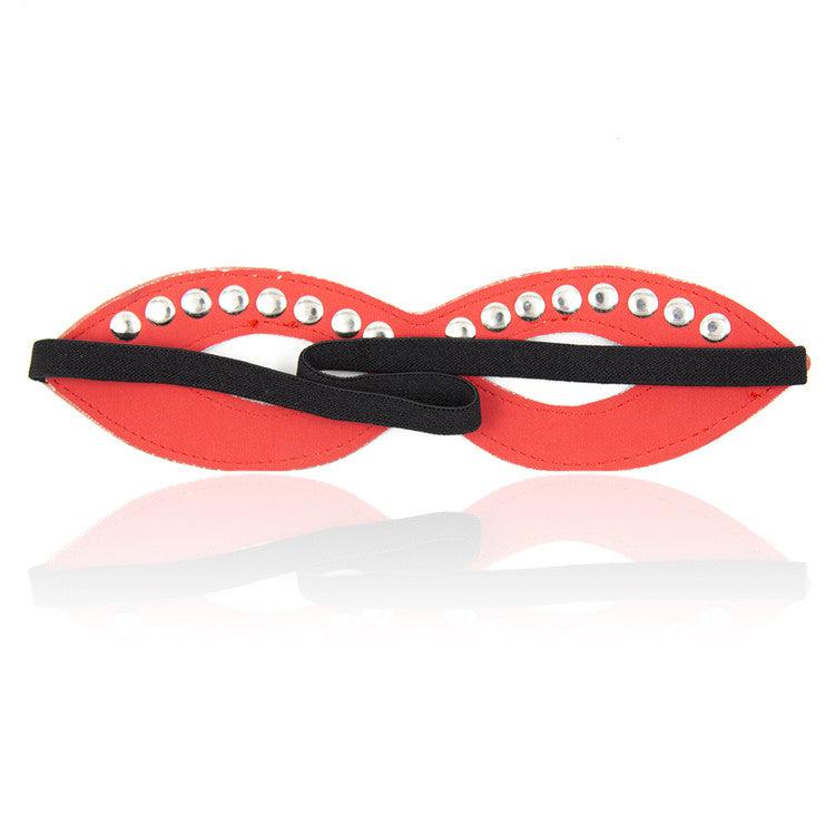 Masker Met Studs - Rood