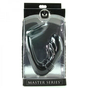 Master Series - Cobra - Siliconen P-Spot Massager en Cockring - Zwart