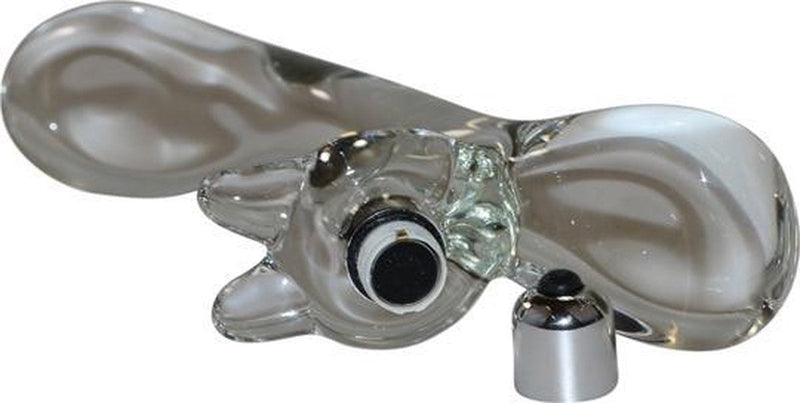 Master Series - Glazen Rabbit Vibrator - Damaru-Erotiekvoordeel.nl