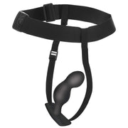 Master Series - P-Spot Plugger - 3 Anaal Pluggen met Harnas - Zwart