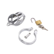 Metalen Kuisheidskooi Classic Small Inclusief slotje - Voor de Kleiner geschapen man