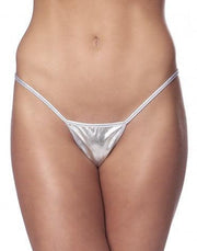 Amorable - Micro String Kunstleer - Zilver