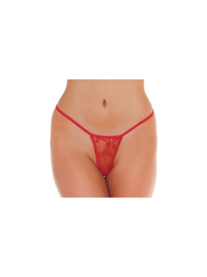 Amorable - Mini Tanga String - Rood - One Size