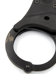 Mister B Cuffs - Double Lock Rigid Steel - Politiehandboeien - Zwart