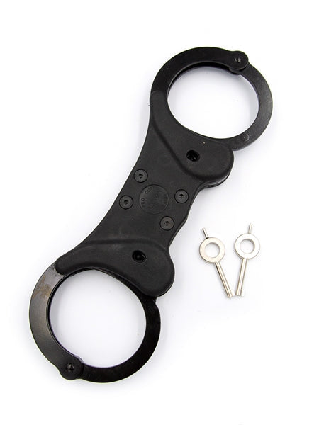 Mister B Cuffs - Double Lock Rigid Steel - Politiehandboeien - Zwart