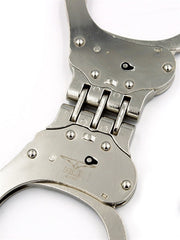 Mister B Cuffs - Hinged Scharnierende Politiehandboeien - Zilver