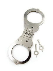 Mister B Cuffs - Hinged Scharnierende Politiehandboeien - Zilver