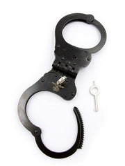 Mister B Cuffs - Scharnierende Politiehandboeien - Zwart