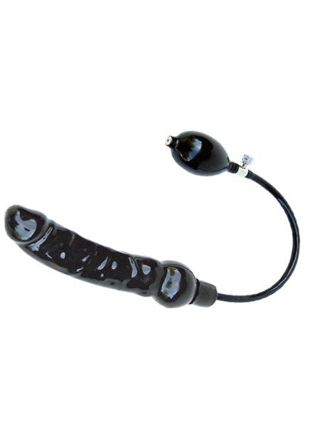 Mister B - Dildo - Opblaasbare Dildo - Siliconen - Zwart - Maat L