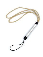 Mister B - Impact Zweep Van Hennep Touw - Hemp - Dubbele Lus - Lengte 32 cm