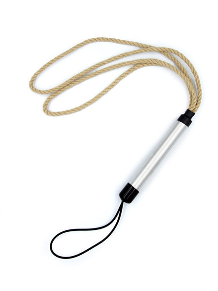 Mister B - Impact Zweep Van Hennep Touw - Hemp - Dubbele Lus - Lengte 32 cm