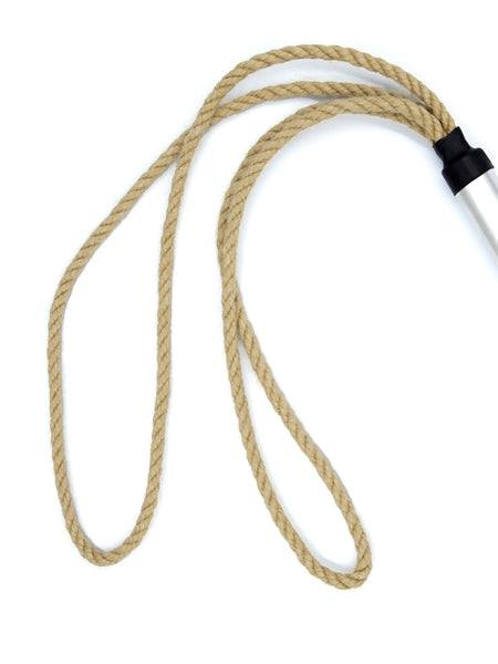 Mister B - Impact Zweep Van Hennep Touw - Hemp - Dubbele Lus - Lengte 32 cm