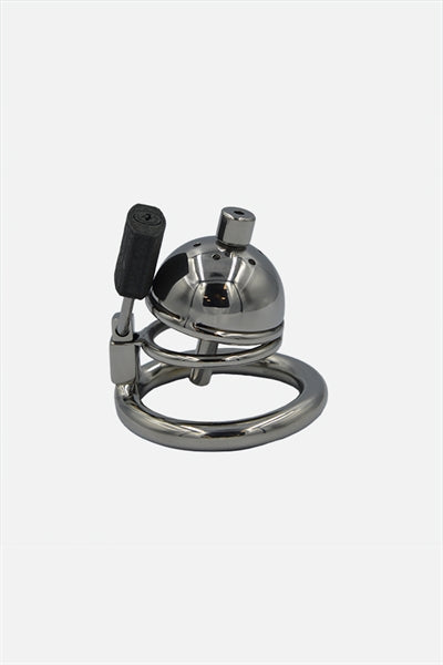 Mister B - Mini Kuisheidskooi met Penisplug - RVS