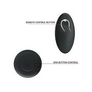 Mr. Play - Vibrerende oplaadbare anaal plug Met Afstandsbediening - P-Shape
