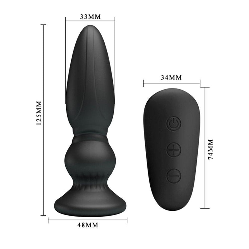 Mr. Play - Vibrerende Anaal plug Met Afstandsbediening - Buttplug Extra