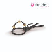 Mystim - Electrosex - Pearly Pete - Corona Strap With Golden Balls