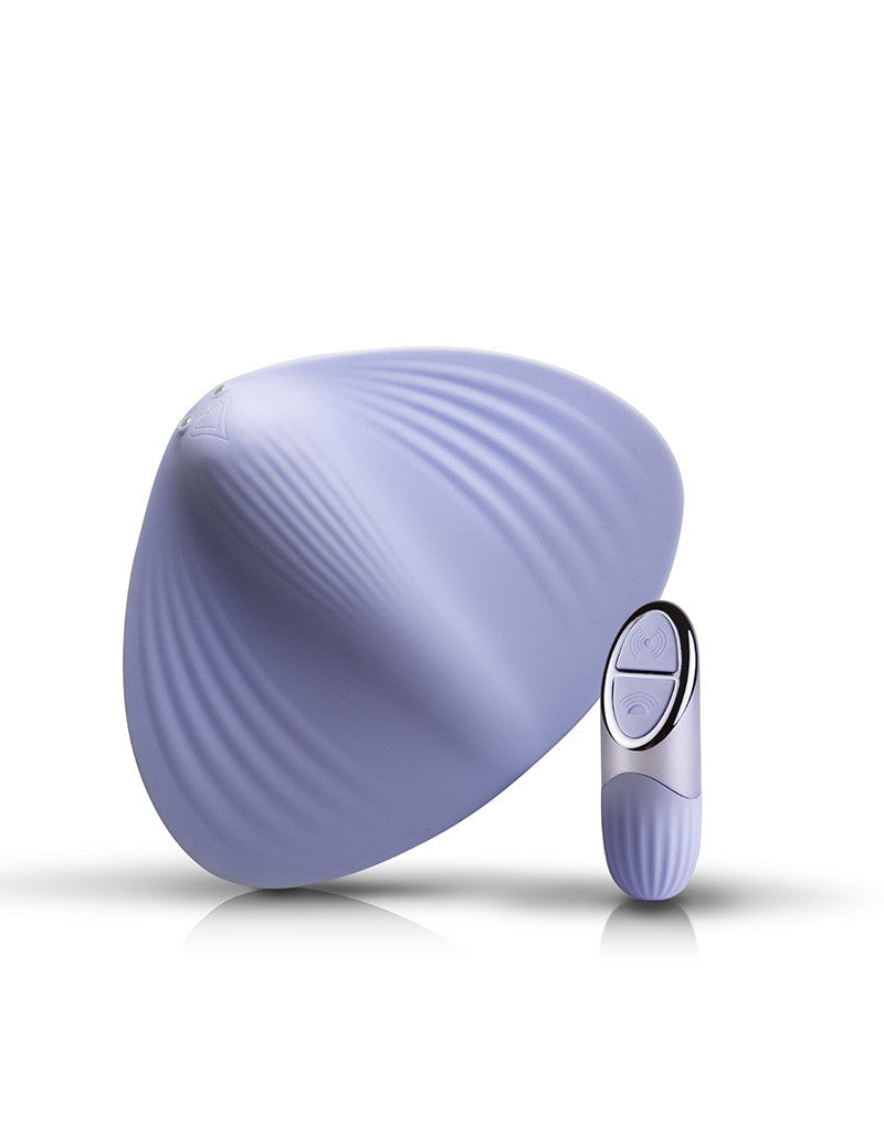 NIYA 5 - Multifunctionele Unisex Vibrator met Afstandsbediening - Lichtblauw