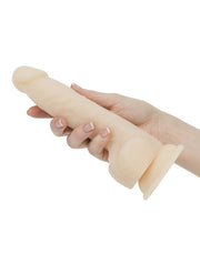 Naked Addiction - Stotende Dildo Met Zuignap En Afstandsbediening - Dubbellaags Siliconen - 18 cm
