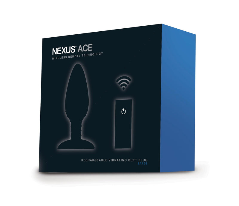 Nexus - Ace - Vibrerende Buttplug - Siliconen - Zwart