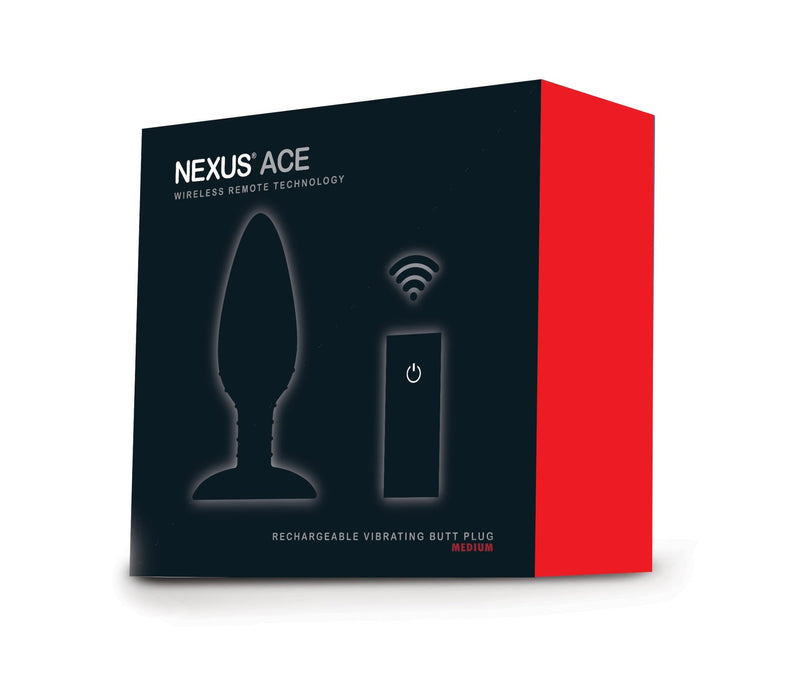 Nexus - Ace - Vibrerende Buttplug - Siliconen - Zwart