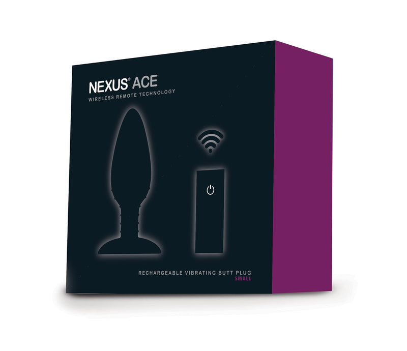 Nexus - Ace - Vibrerende Buttplug - Siliconen - Zwart