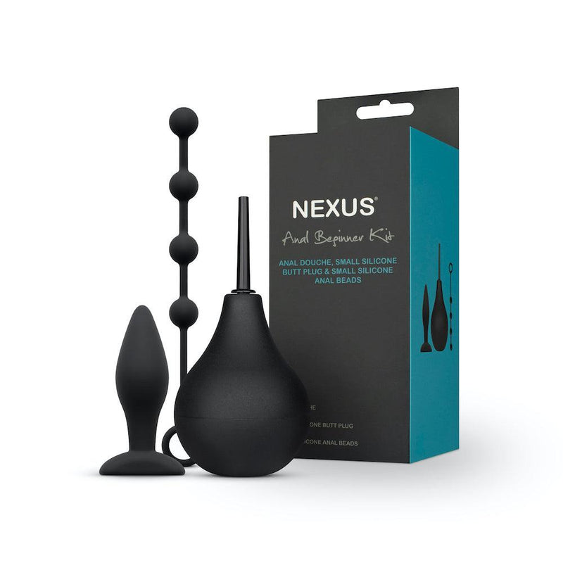 Nexus - Anal Beginner Kit met Kleine Anaalspeeltjes - Zwart