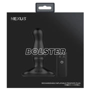 Nexus - Bolster - Vibrerende Opblaasbare Buttplug - Zwart