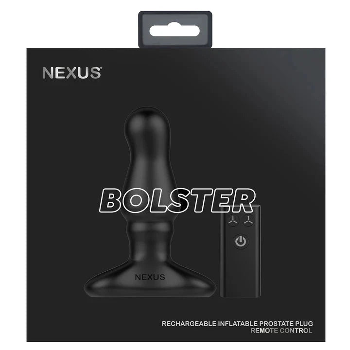 Nexus - Bolster - Vibrerende Opblaasbare Buttplug - Zwart