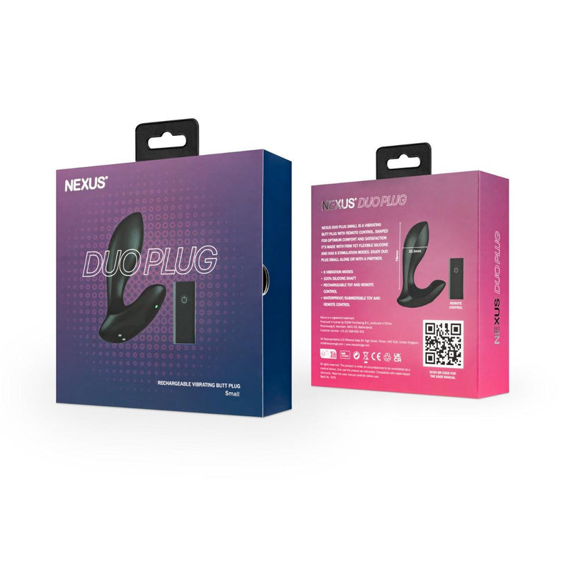 Nexus - Duo Plug - Vibrerende Buttplug met Afstandsbediening